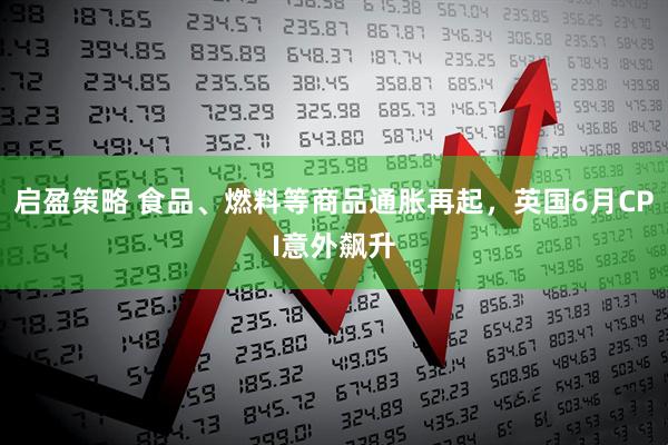 启盈策略 食品、燃料等商品通胀再起，英国6月CPI意外飙升