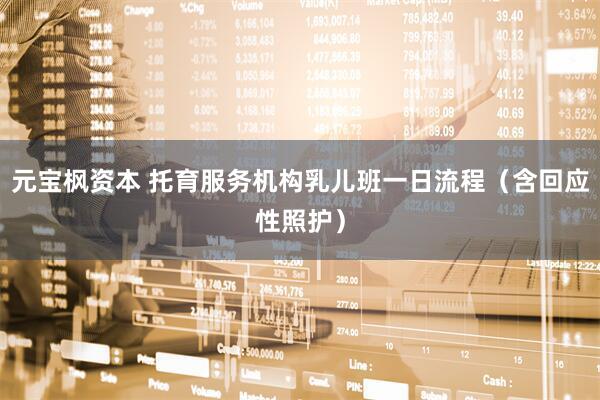 元宝枫资本 托育服务机构乳儿班一日流程（含回应性照护）